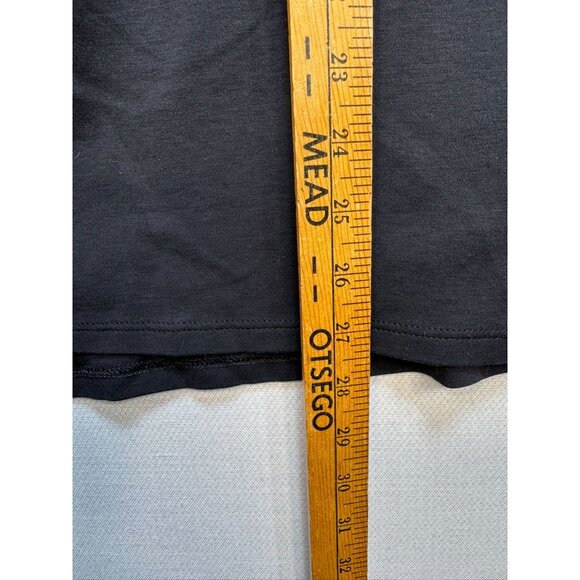 J. Jill Simply Supima Crew-Neck Tunic Black M Petite 100% Supima Cotton - Picture 5 of 9